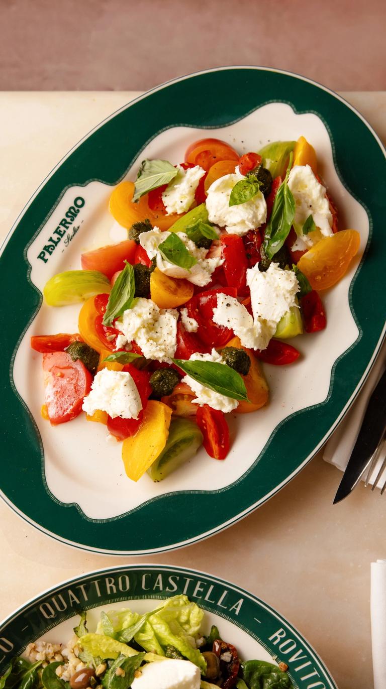 Salade de tomates mozzarella healthy