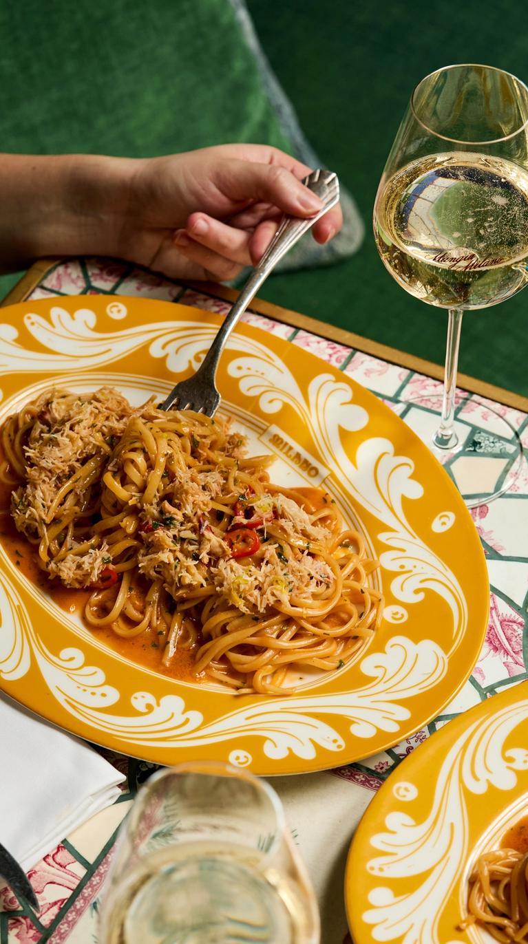Homemade Tagliarini Granchio e Limone