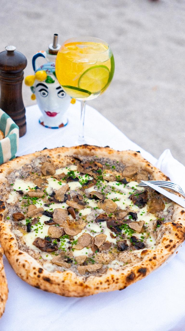 Pizza à la truffe