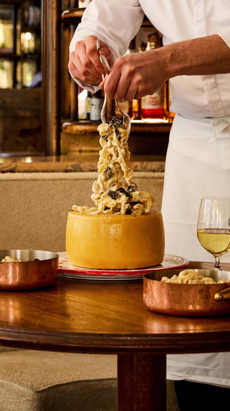 Truffle pasta at Gloria London