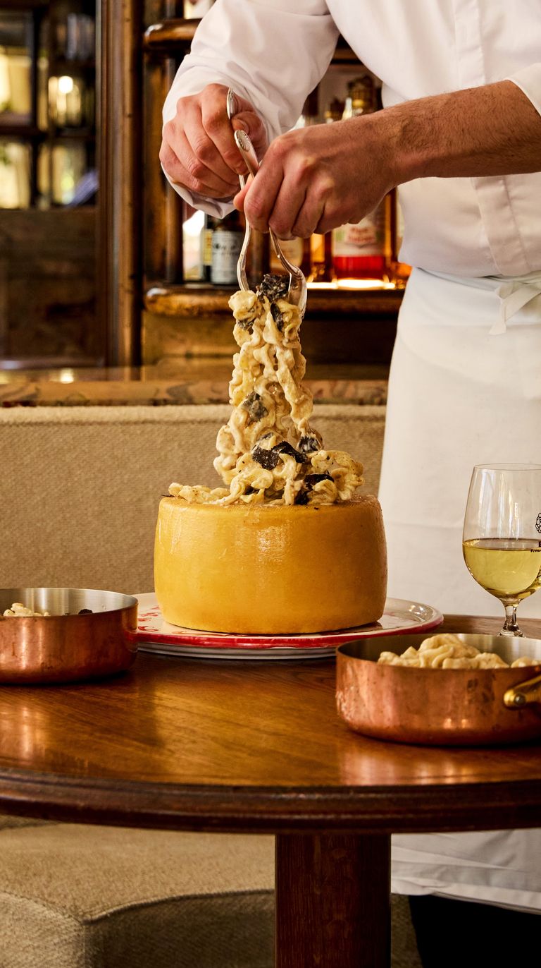 Truffle pasta at Gloria London