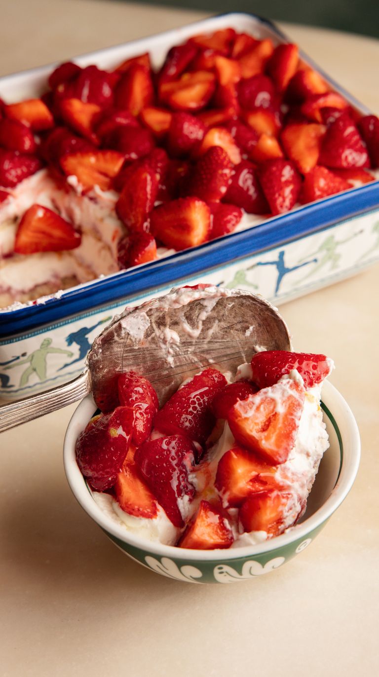 Tiramisu fraises maison